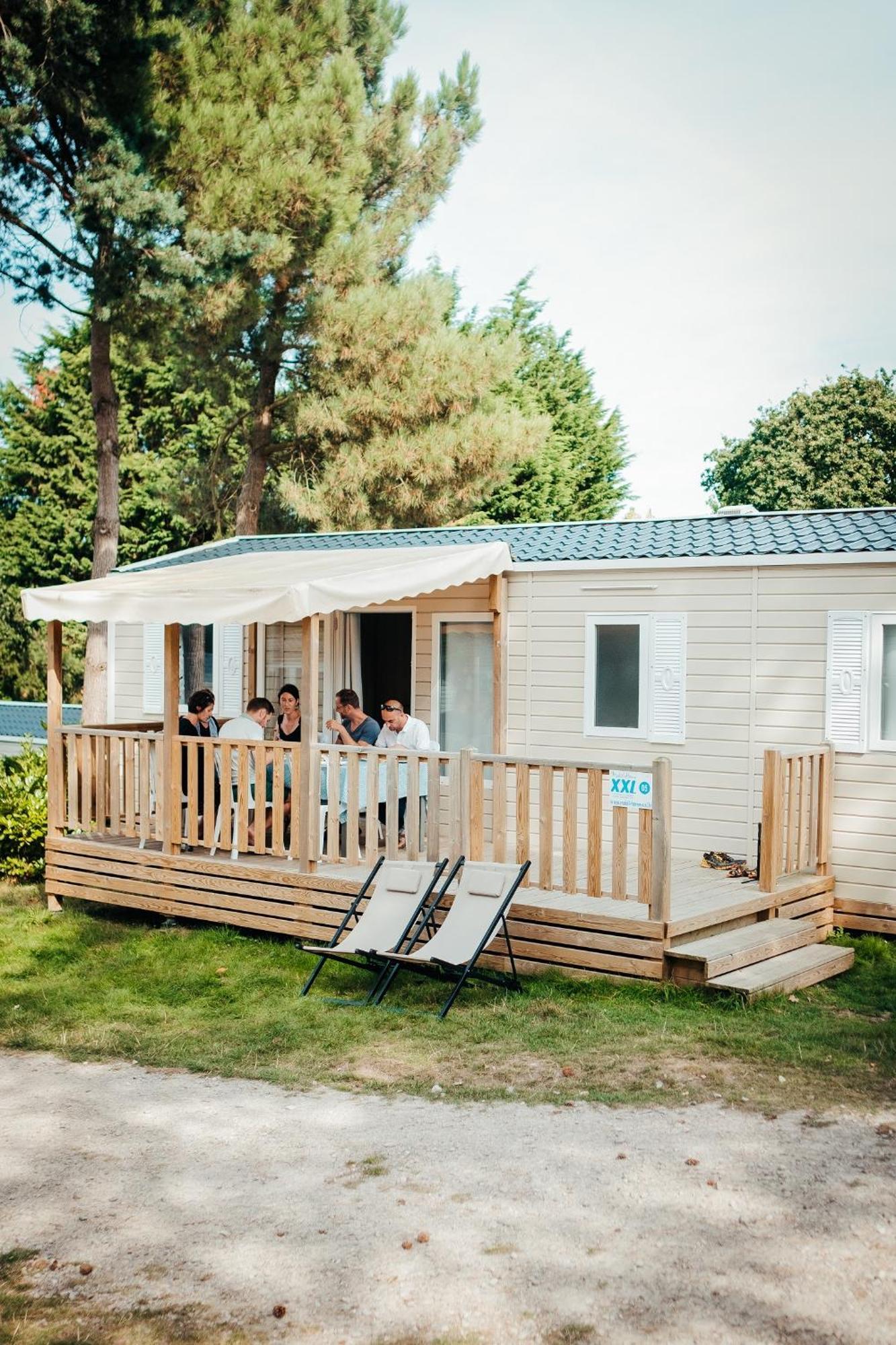 Mobil Home Xxl 4 Chambres - Medrose Camping Saint-Thomé 外观 照片